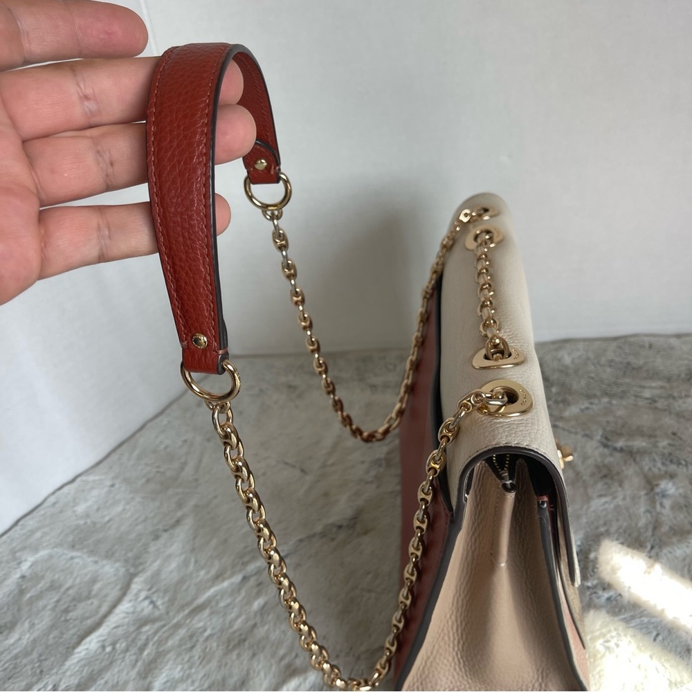 Coach LANE SHOULDER BAG IN COLORBLOCK SIGNATURE CANVAS - Picture 10 of 16